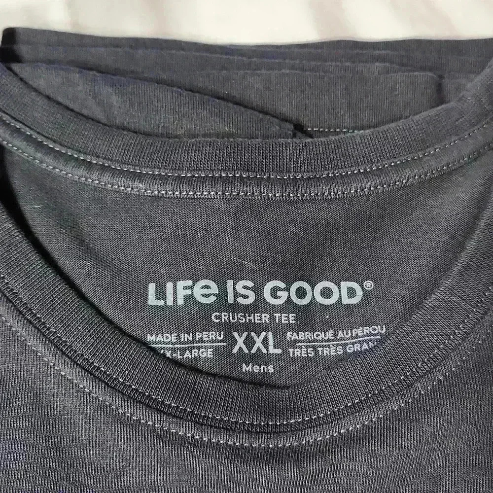 Life is good size xxl mens black t shirt falllllll!!! Pumkins!! - Picture 2 of 7